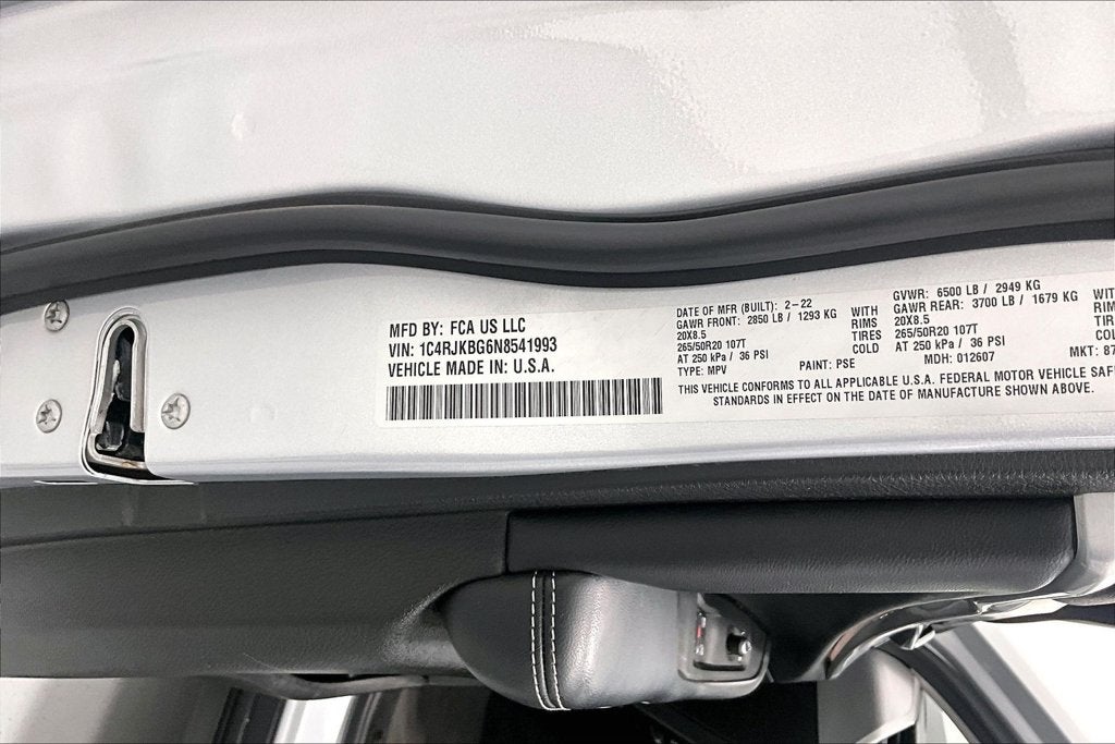 2022 Jeep Grand Cherokee L Limited