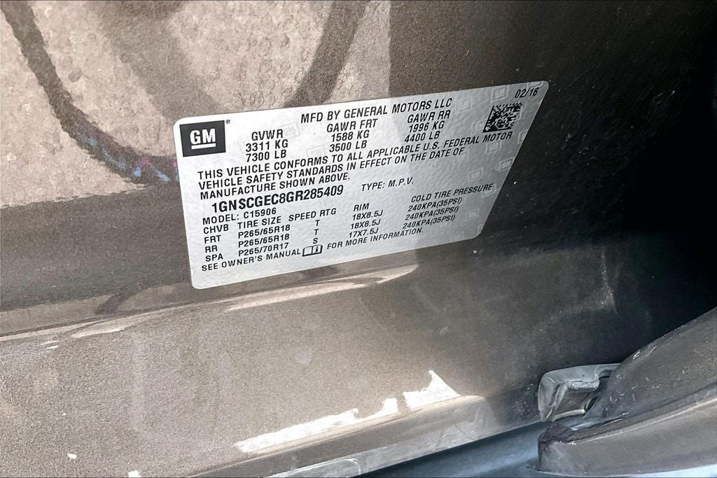 2016 Chevrolet Suburban LS