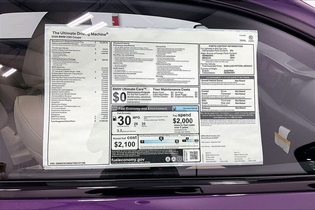 2026 BMW 2 Series 230i