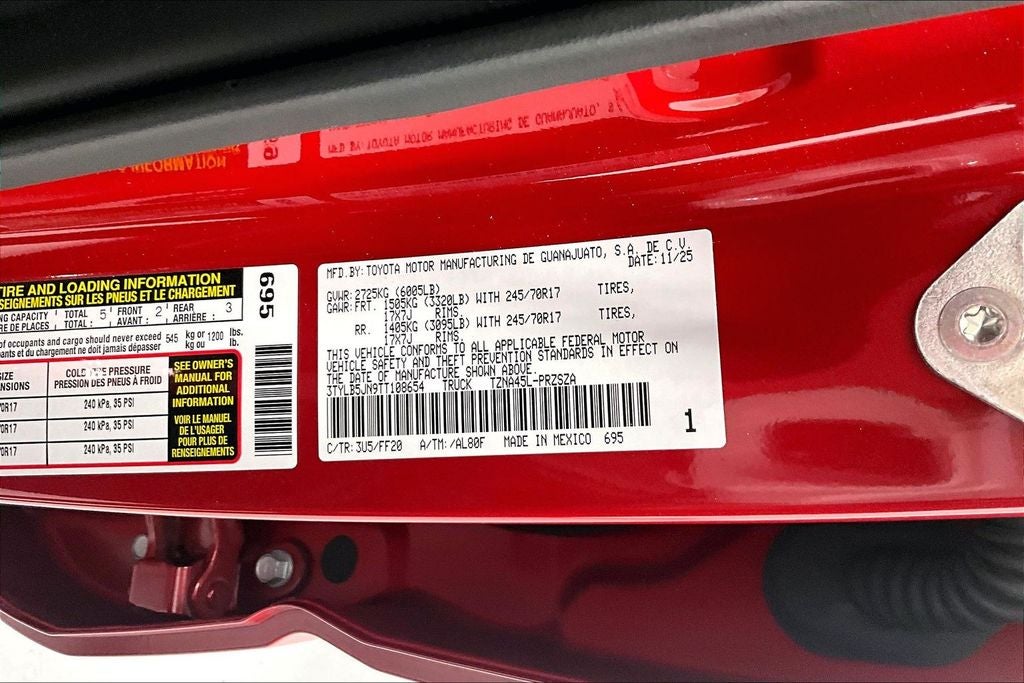 2026 Toyota Tacoma SR5