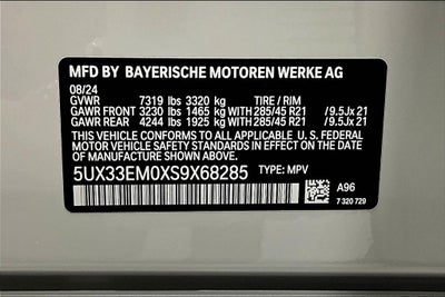 2025 BMW X7 M60i