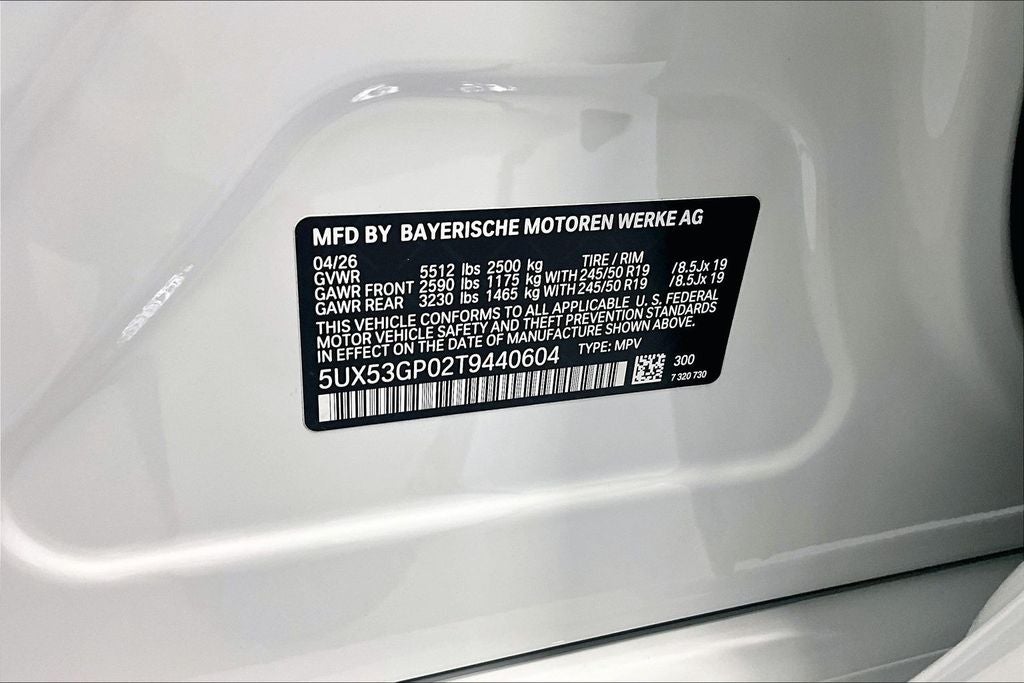 2026 BMW X3 30 xDrive