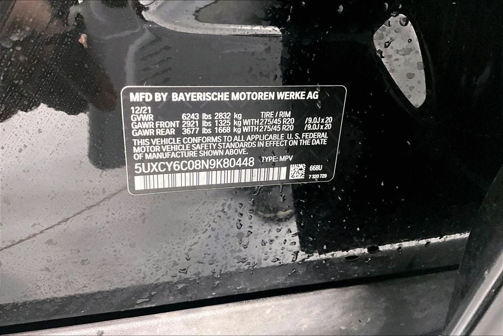 2022 BMW X6 xDrive40i