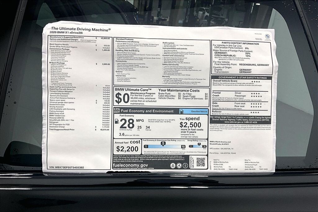 2026 BMW X1 xDrive28i