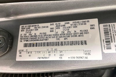 2022 Ford Escape SE