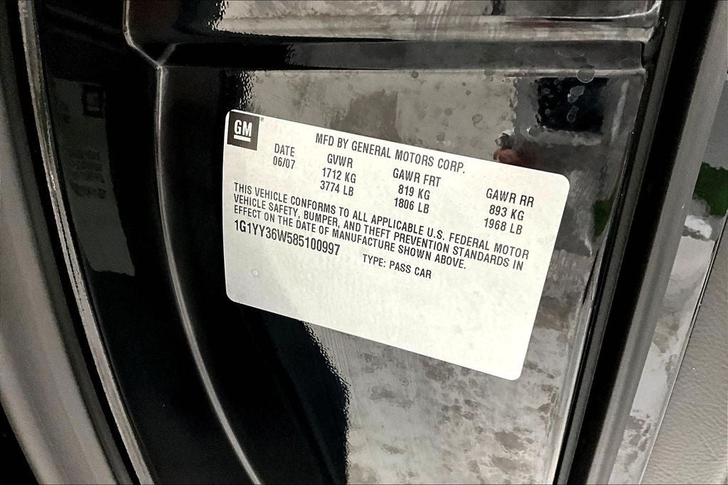 2008 Chevrolet Corvette Base