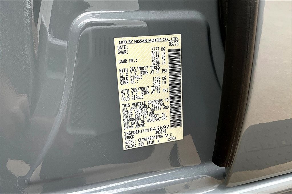 2023 Nissan Frontier PRO-X