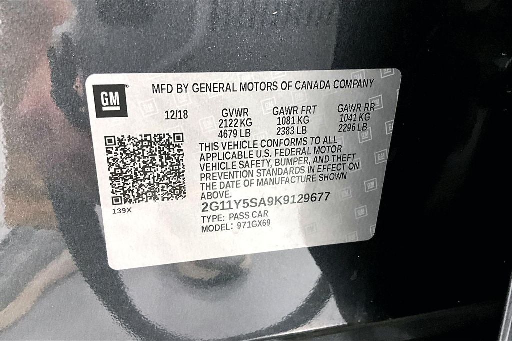 2019 Chevrolet Impala LS 1LS