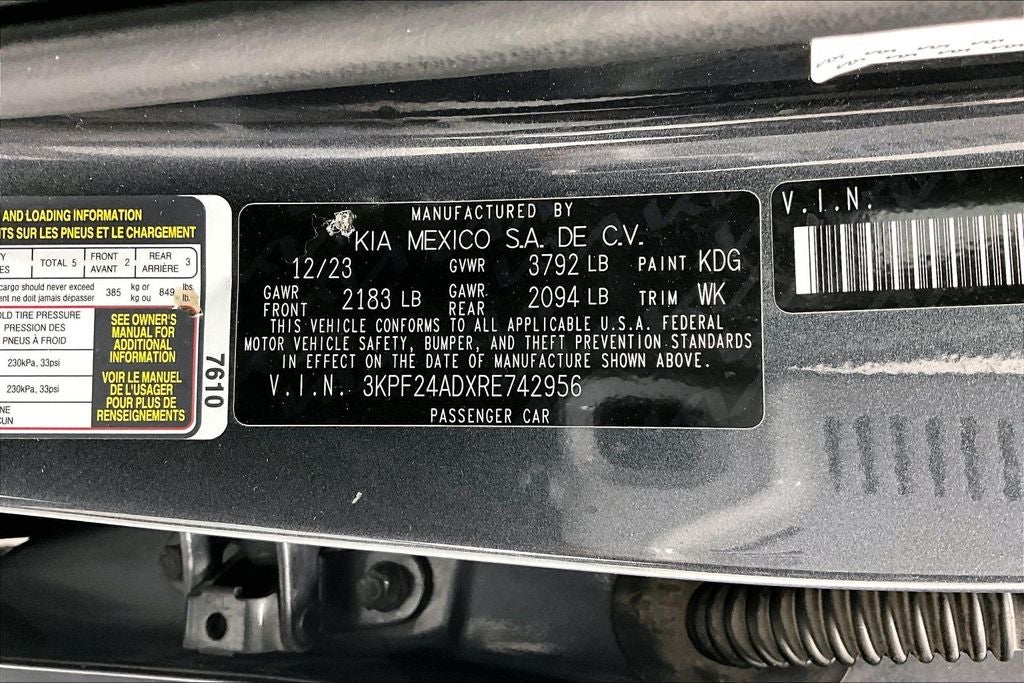 2024 Kia Forte LXS