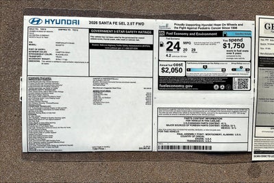 2026 Hyundai Santa Fe SEL