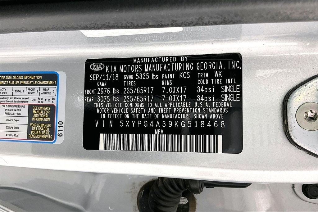 2019 Kia Sorento L