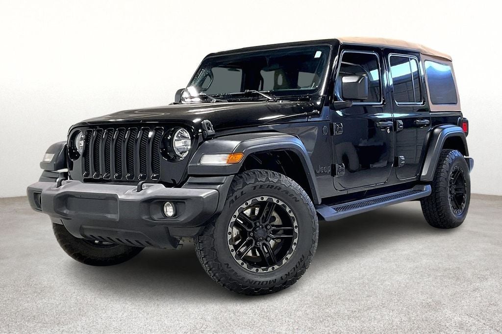 2020 Jeep Wrangler Unlimited Black and Tan 4x4