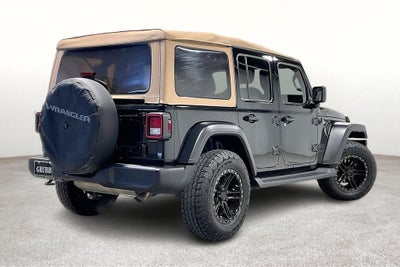 2020 Jeep Wrangler Unlimited Black and Tan 4x4