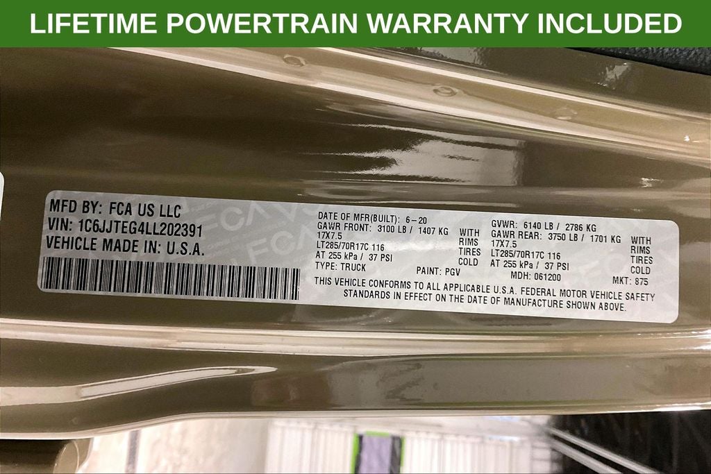 2020 Jeep Gladiator Mojave 4x4