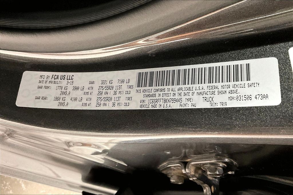 2019 RAM 1500 Big Horn/Lone Star Crew Cab 4x4 5'7' Box