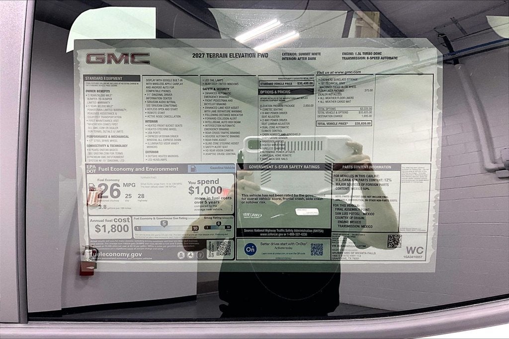 2027 GMC Terrain Elevation, FWD