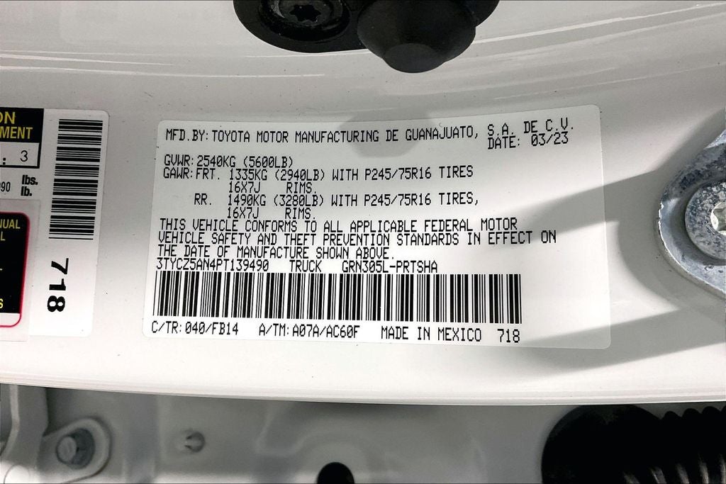 2023 Toyota Tacoma SR V6