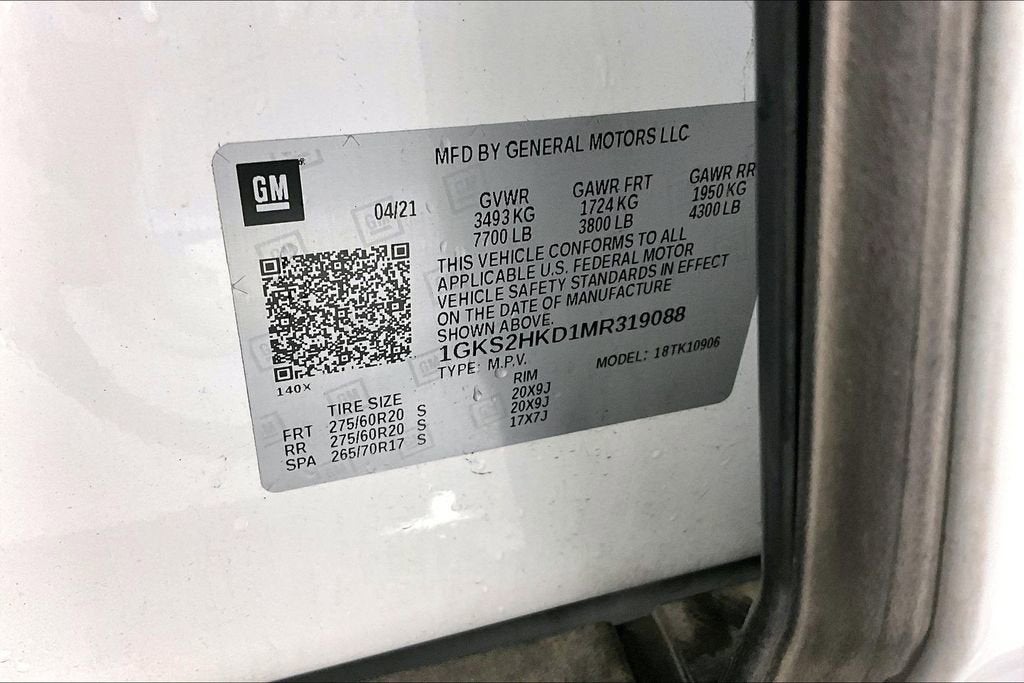 2021 GMC Yukon XL AT4