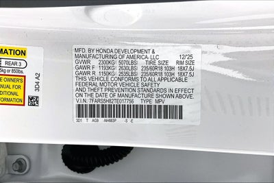 2026 Honda CR-V Hybrid Sport-L FWD