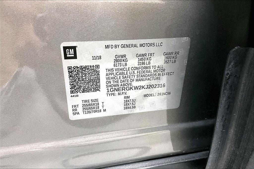 2019 Chevrolet Traverse LT Cloth